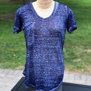 Z Supply V neck burnout tee